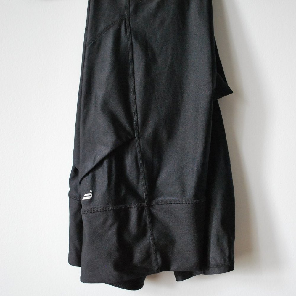 Fabletics Wet Look Black Athletic Leggins Women's Medium